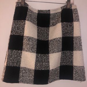Checkered skirt